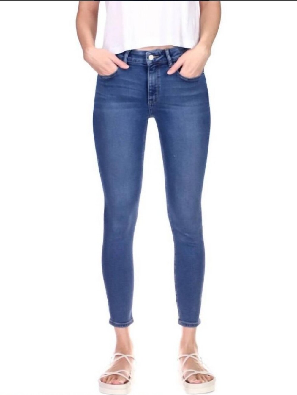 DL1961 Smart Denim Instasculpt Margaux Dark Blue Skinny Jeans Size 27